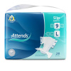 Attends Slip Regular 9 L Incontinence All-in-one briefs