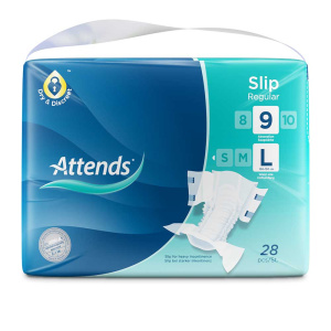 Attends Slip Regular 9 L Incontinence All-in-one briefs