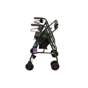 Uniscan Glider Plus Adjustable Rollator 4-Leg Walking Frame